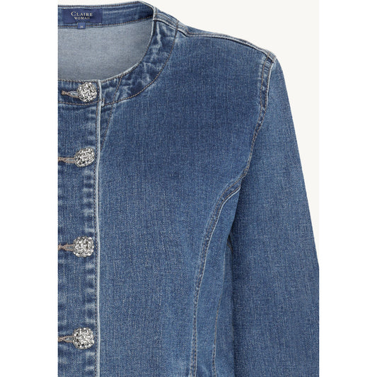 CLAIRE CWEugeinia Blazer 3015 Medium Blue Denim