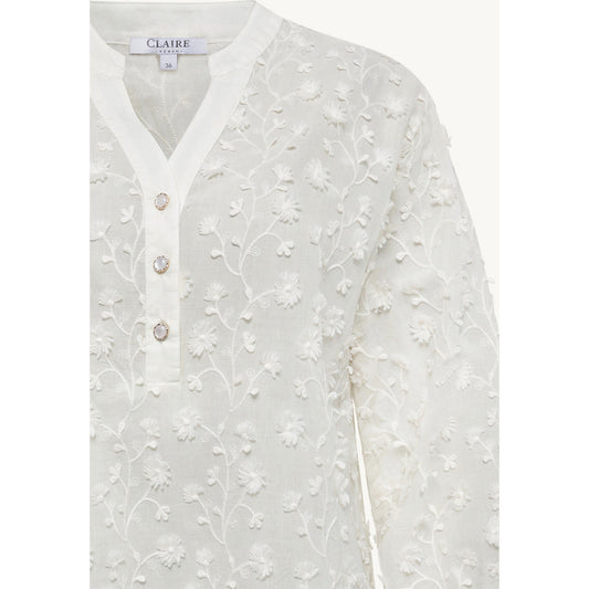 CLAIRE CWFlower Shirts 3217 Gardenia