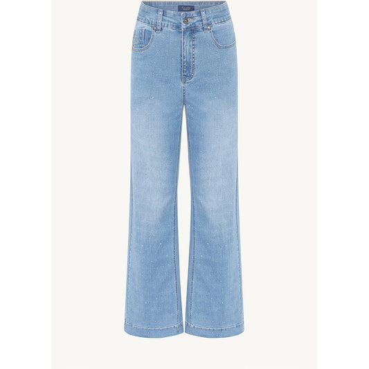 CLAIRE CWJanaya Trousers 3009 Light Blue Denim