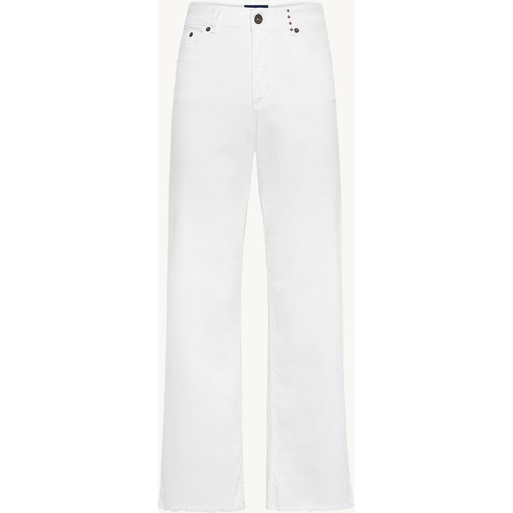 CLAIRE CWJanaya Wide leg Pants Trousers 3246 White