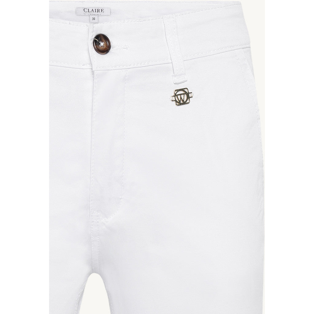 CLAIRE CWJaqueline Trousers 3246 White