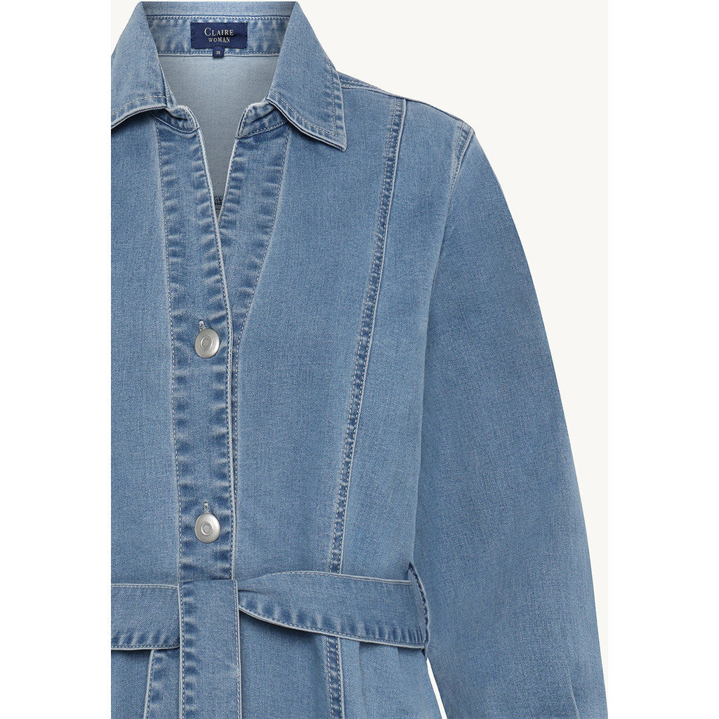 CLAIRE CWKimmie Dresses 3009 Light Blue Denim