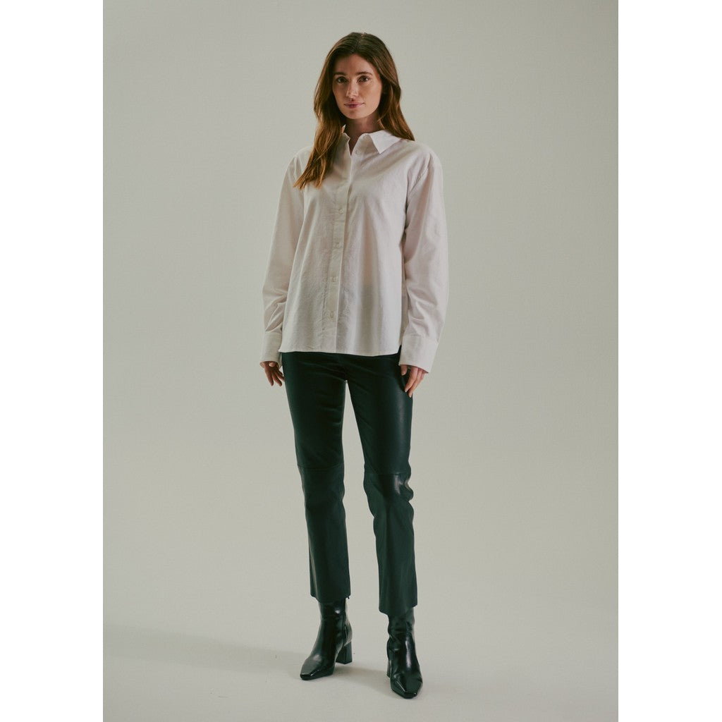 CLAIRE CWLeonora - stretch leather legging Leather Pants 3244 Black