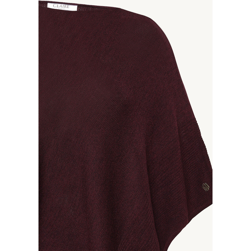CLAIRE CWPaige Scarf 13748 Wine Melange