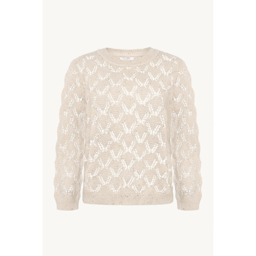 CLAIRE CWPalma Pullover 14505 Sand-Melange