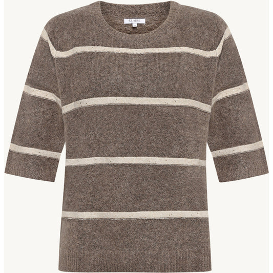 CLAIRE CWPareesa Pullover 13578 Cacao Melange