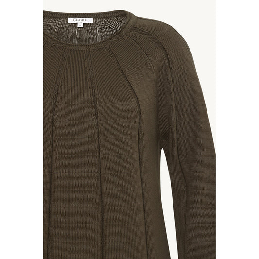 CLAIRE CWPatsy Cardigan 3579 Deer Brown