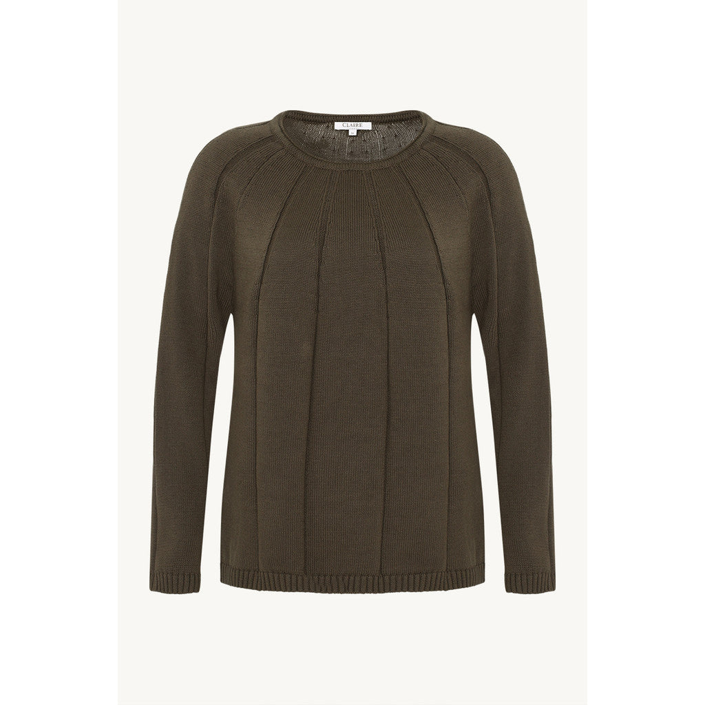 CLAIRE CWPatsy Cardigan 3579 Deer Brown
