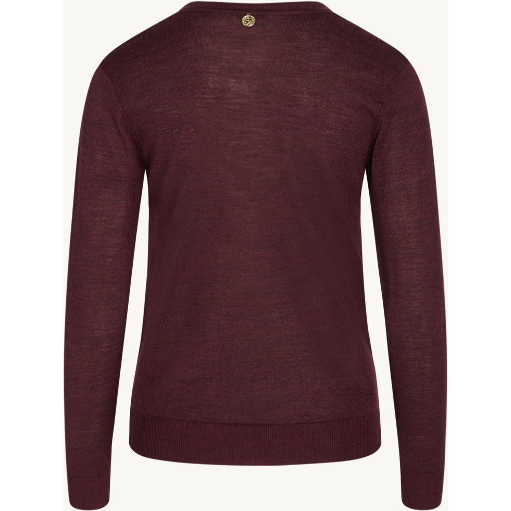 CLAIRE CWPatti Pullover 13748 Wine Melange
