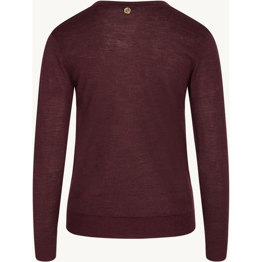 CLAIRE CWPatti Pullover 13748 Wine Melange
