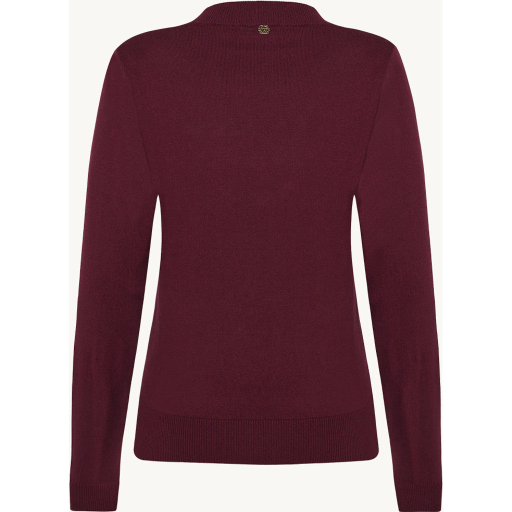 CLAIRE CWPaulia Pullover 13748 Wine Melange