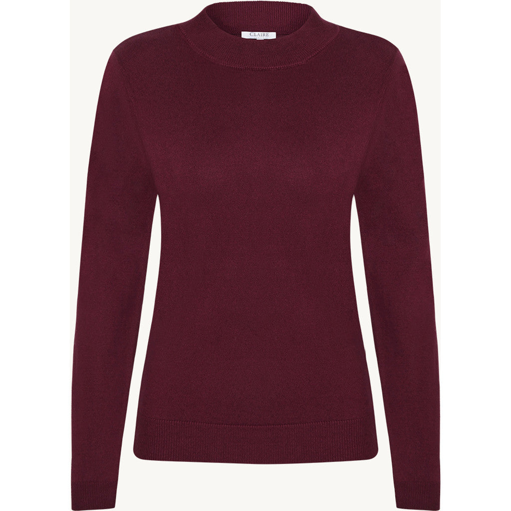 CLAIRE CWPaulia Pullover 13748 Wine Melange