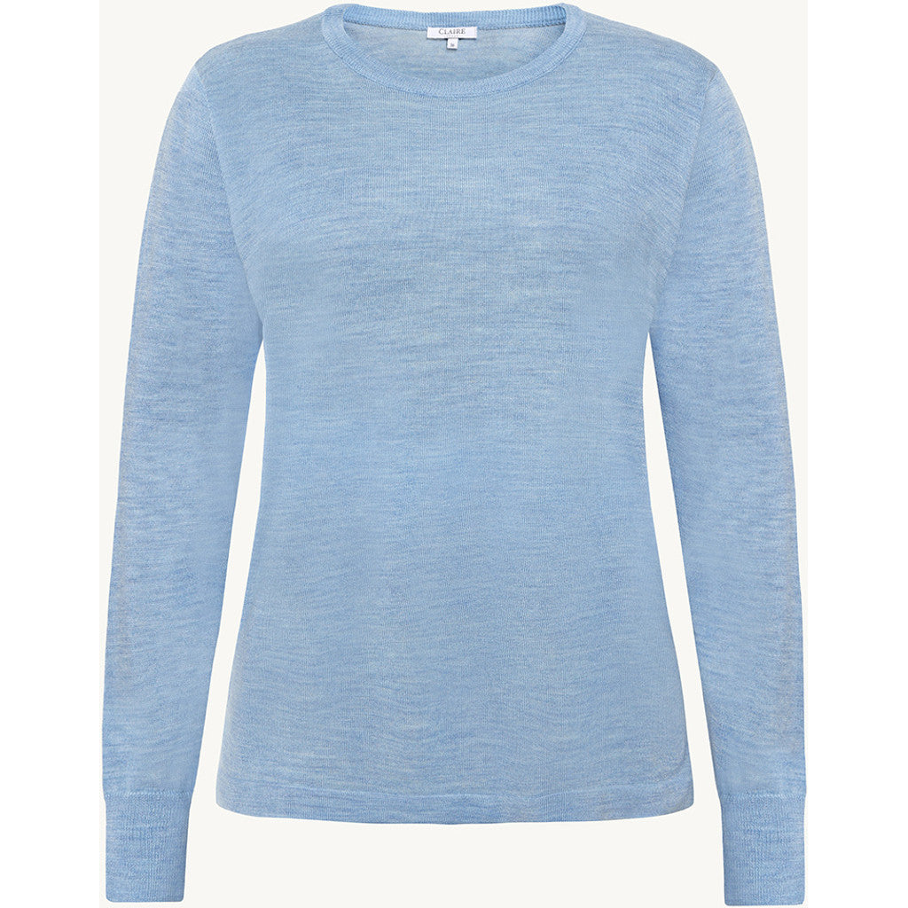 CLAIRE CWPavla Pullover 13194 Vista Blue Melange
