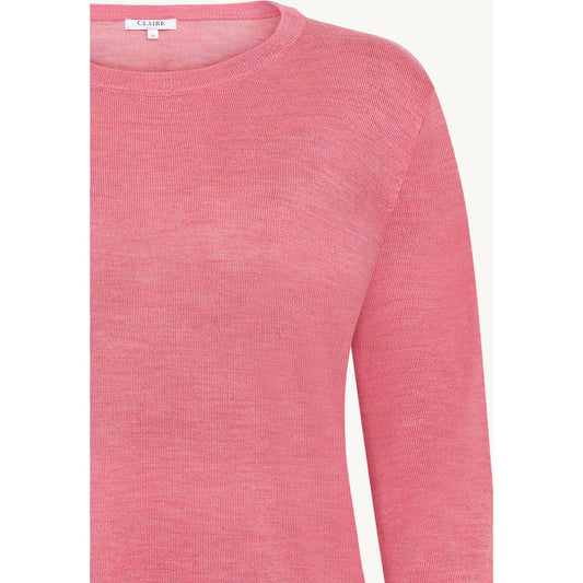 CLAIRE CWPavla Pullover 14711 Coral Blush Melange