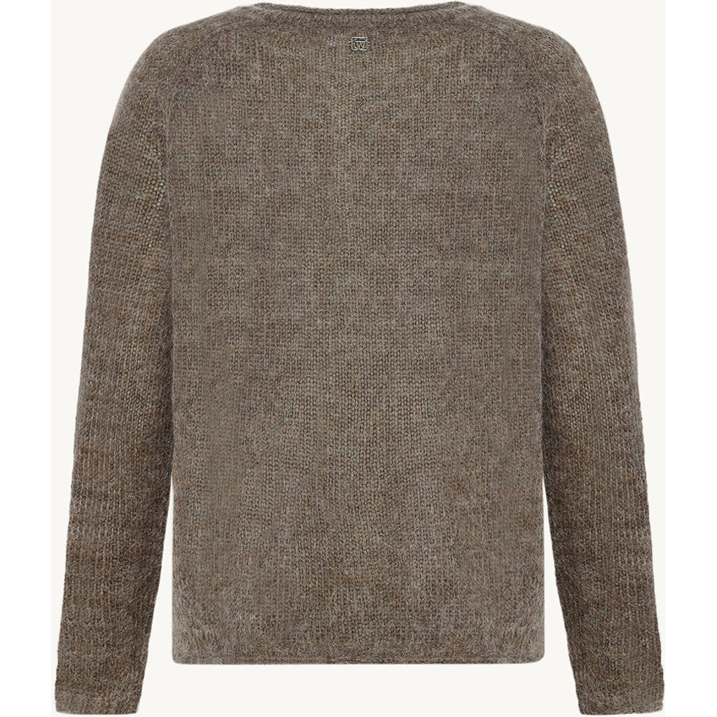 CLAIRE CWPeach Pullover 13571 Falcon Melange