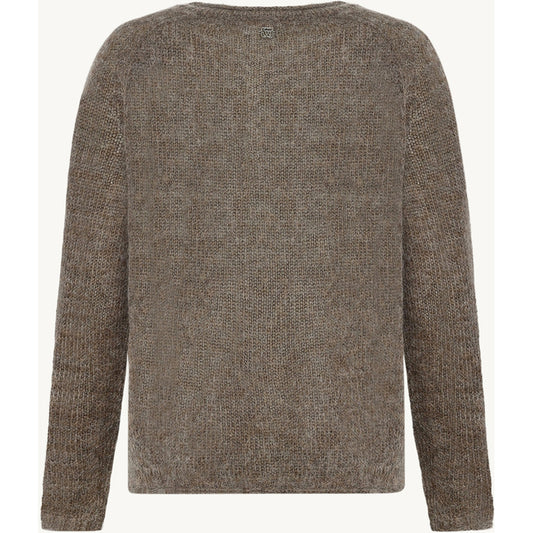 CLAIRE CWPeach Pullover 13571 Falcon Melange