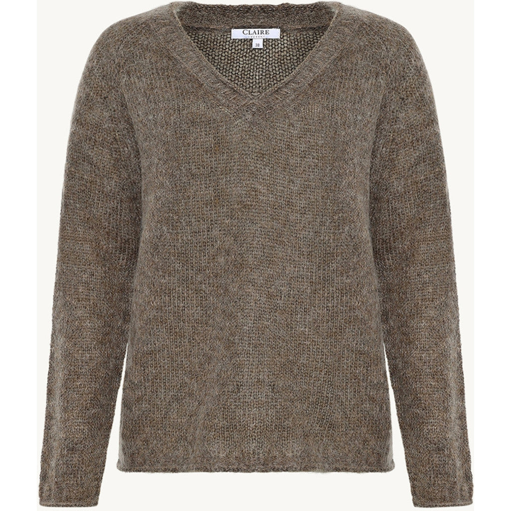 CLAIRE CWPeach Pullover 13571 Falcon Melange
