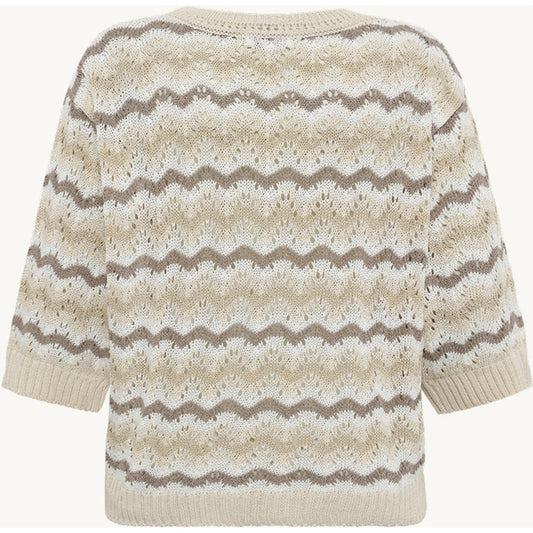 CLAIRE CWPeala Pullover 3261 Sand Stone