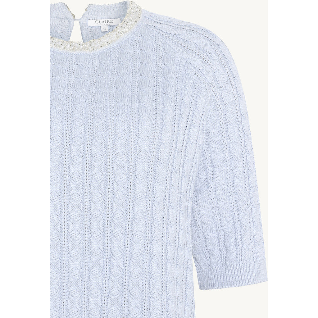 CLAIRE CWPearline Pullover 3101 Angel Blue
