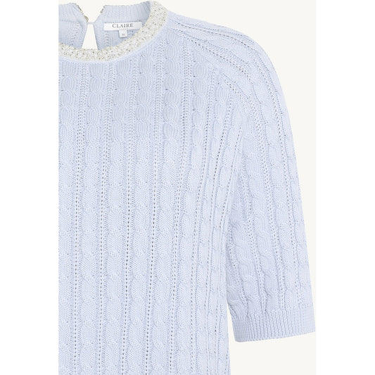 CLAIRE CWPearline Pullover 3101 Angel Blue
