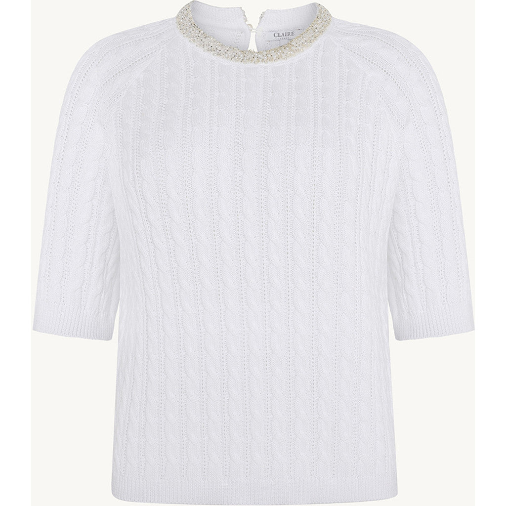 CLAIRE CWPearline Pullover 3246 White
