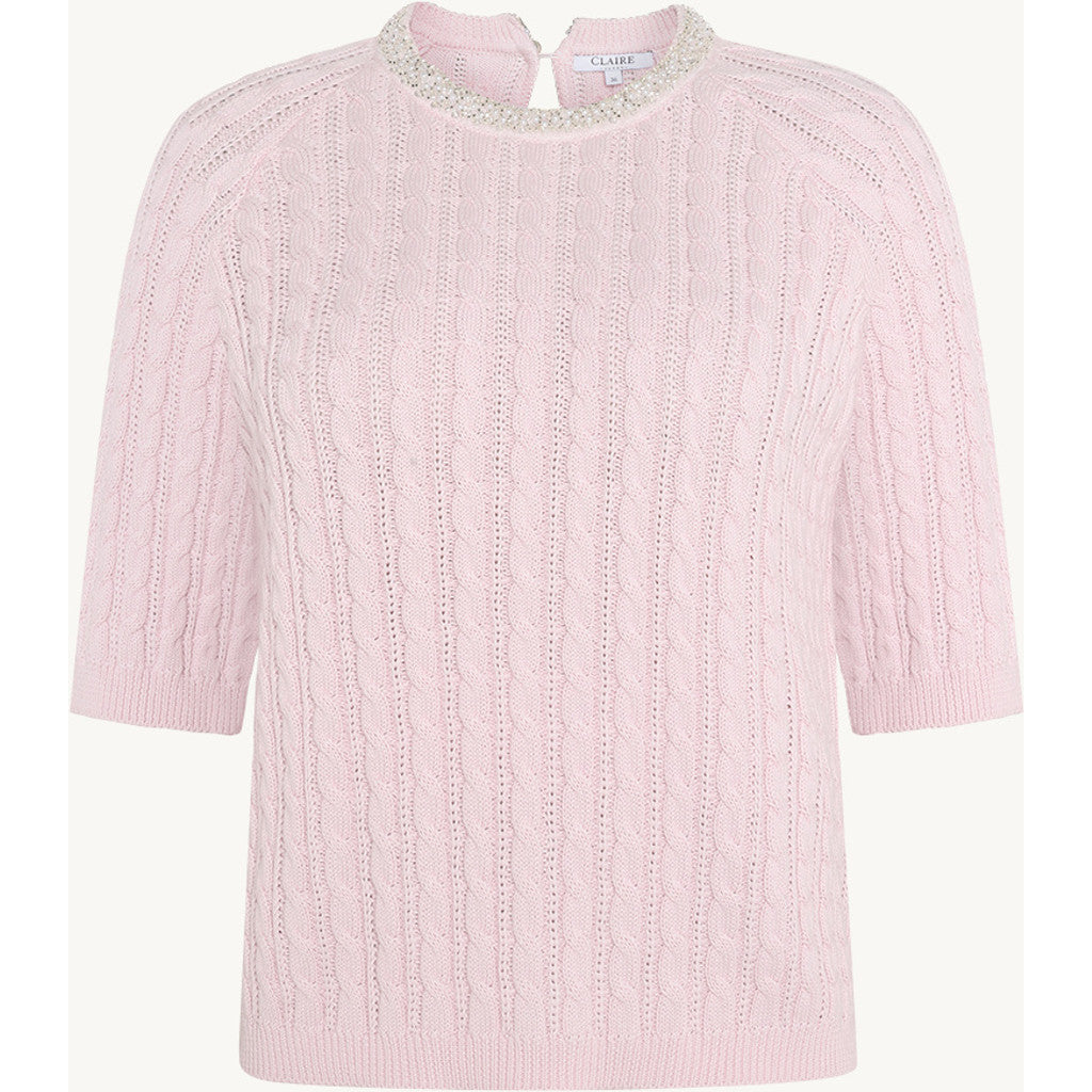 CLAIRE CWPearline Pullover 4306 Pink Touch