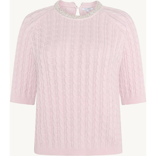 CLAIRE CWPearline Pullover 4306 Pink Touch