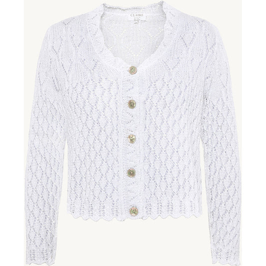CLAIRE CWPernilla Cardigan 3246 White