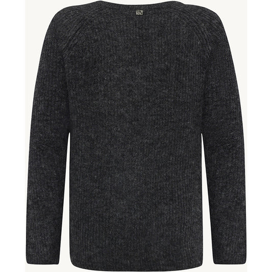 CLAIRE CWPetrusjka Pullover 1236 Dark Grey Melange