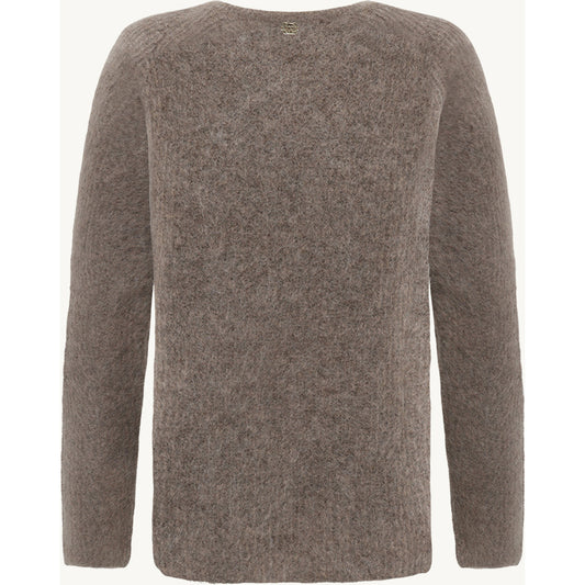 CLAIRE CWPetrusjka Pullover 13578 Cacao Melange