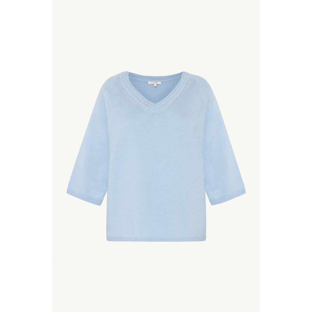 CLAIRE CWPetunia Pullover 3194 Vista Blue