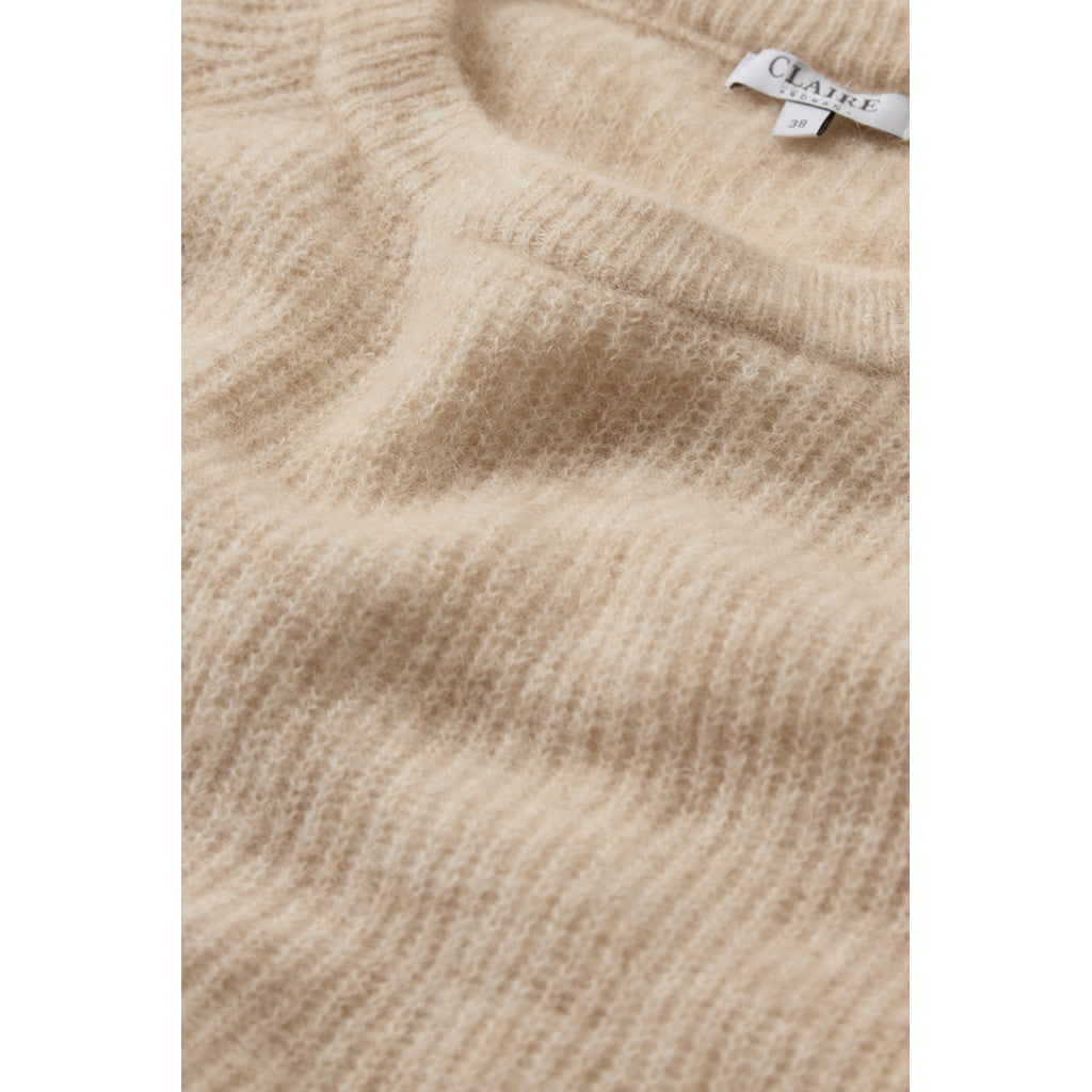 CLAIRE CWPhiline-L Pullover 14505 Sand-Melange