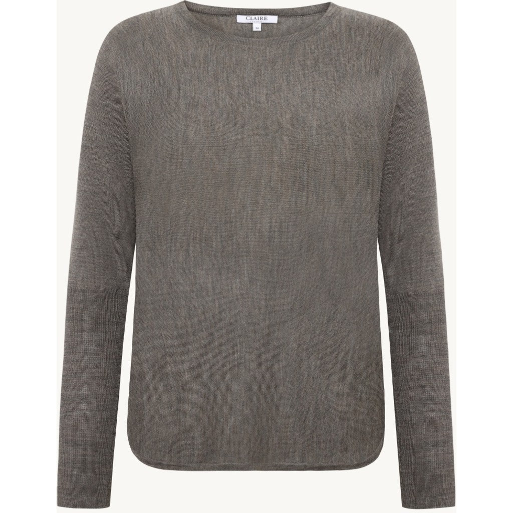 CLAIRE CWPippa Pullover 13571 Falcon Melange