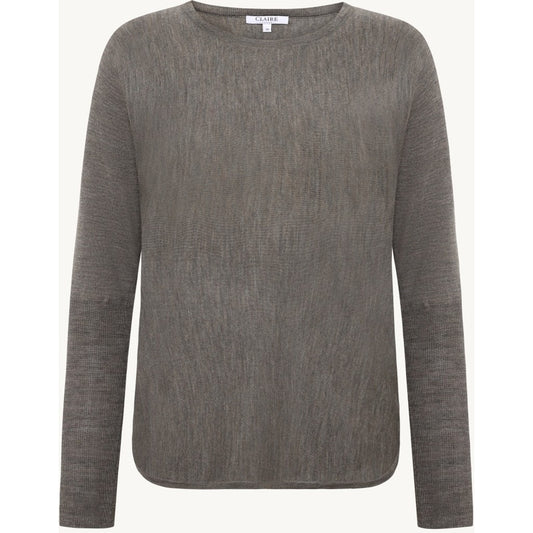 CLAIRE CWPippa Pullover 13571 Falcon Melange