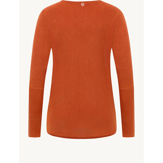 CLAIRE CWPippa Pullover 14601 Ochre Burn