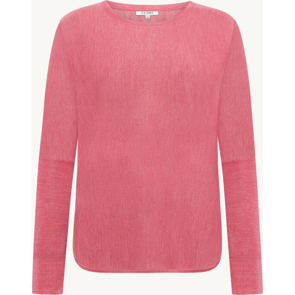 CLAIRE CWPippa Pullover 14711 Coral Blush Melange