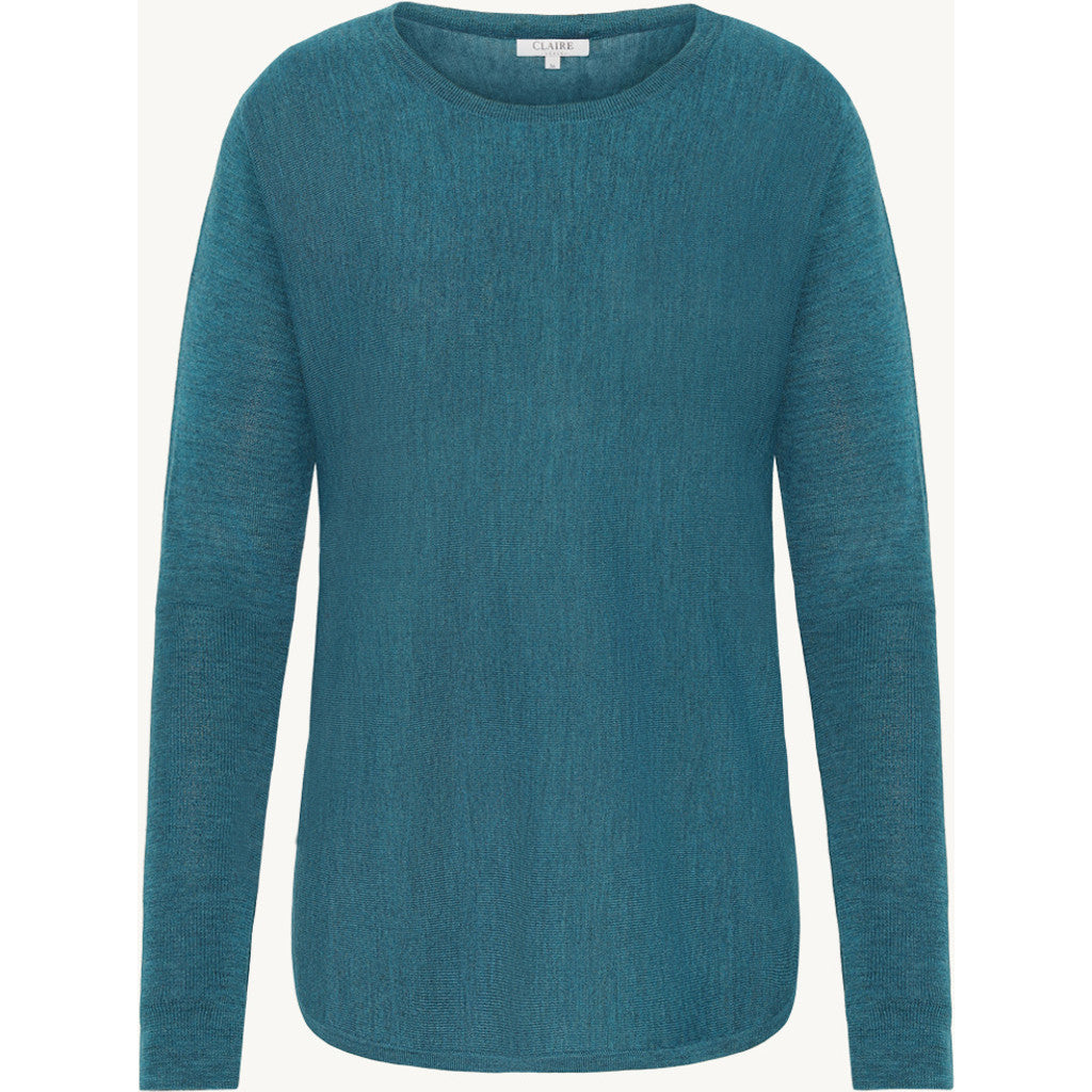 CLAIRE CWPippa Pullover 14986 Peacock Melange