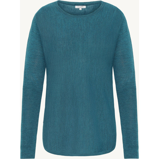 CLAIRE CWPippa Pullover 14986 Peacock Melange