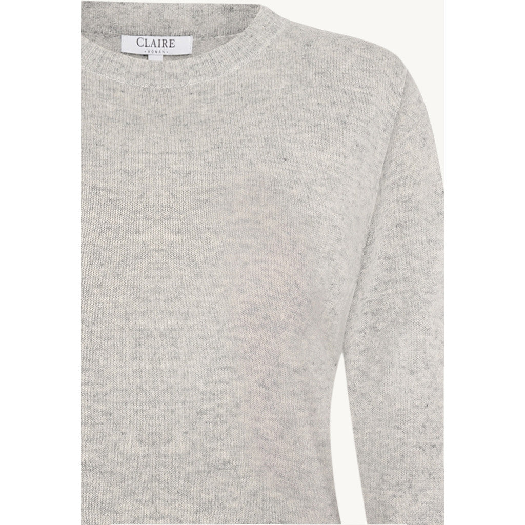 CLAIRE CWPreet Pullover 1218 Soft Grey Melange