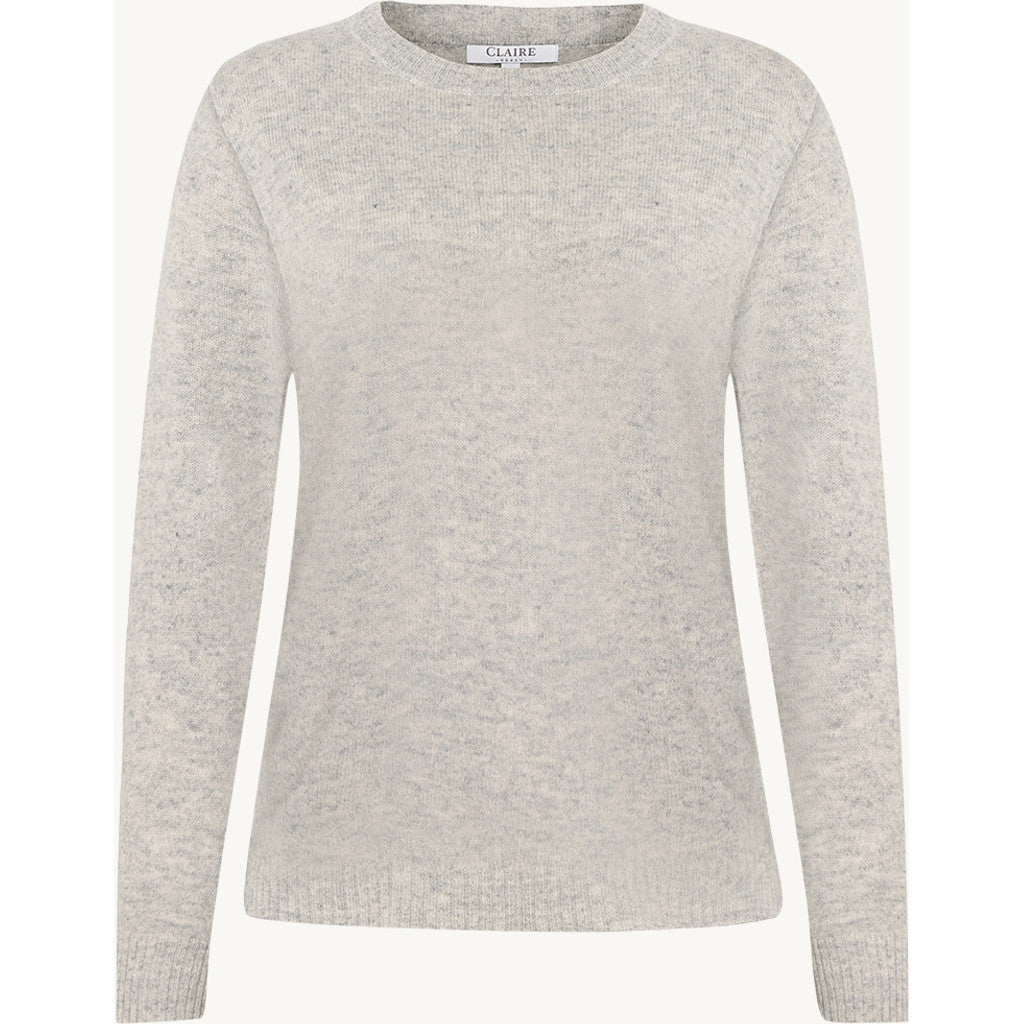 CLAIRE CWPreet Pullover 1218 Soft Grey Melange