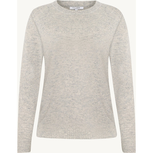 CLAIRE CWPreet Pullover 1218 Soft Grey Melange