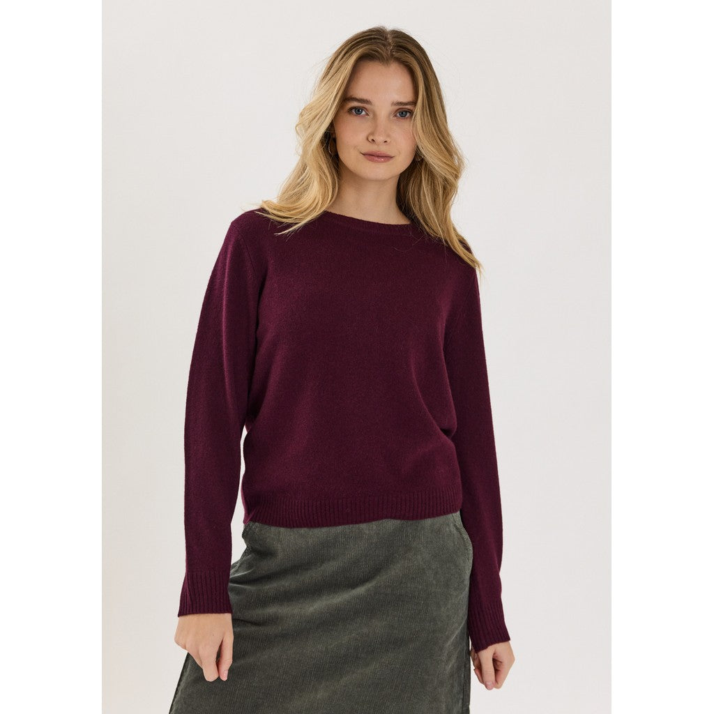 CLAIRE CWPreet Pullover 14381 Fig Melange