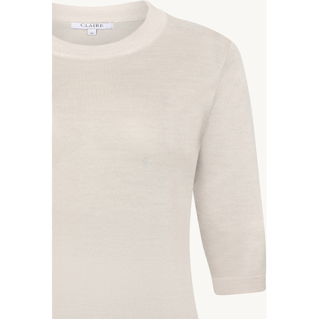 CLAIRE CWPutri Pullover 13261 Sand Stone Melange