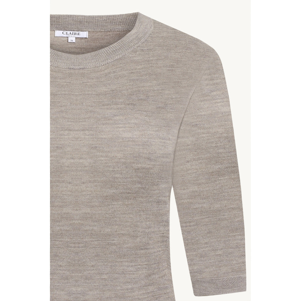 CLAIRE CWPutri Pullover 14522 Fossil Melange