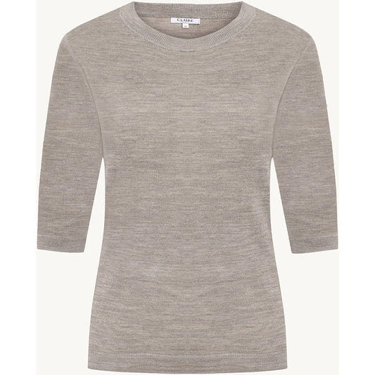 CLAIRE CWPutri Pullover 14522 Fossil Melange