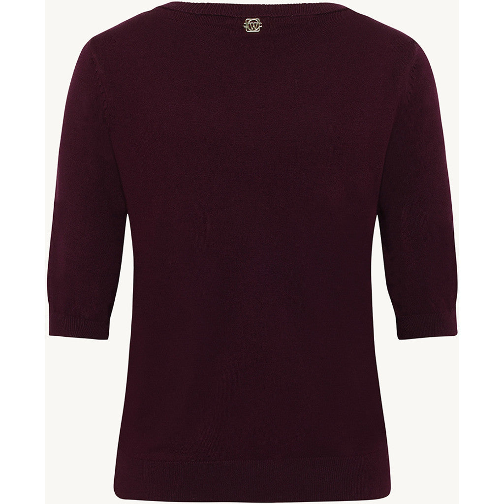 CLAIRE CWPutri Pullover 13748 Wine Melange