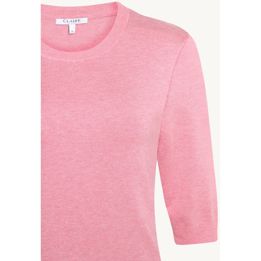 CLAIRE CWPutri Pullover 14711 Coral Blush Melange