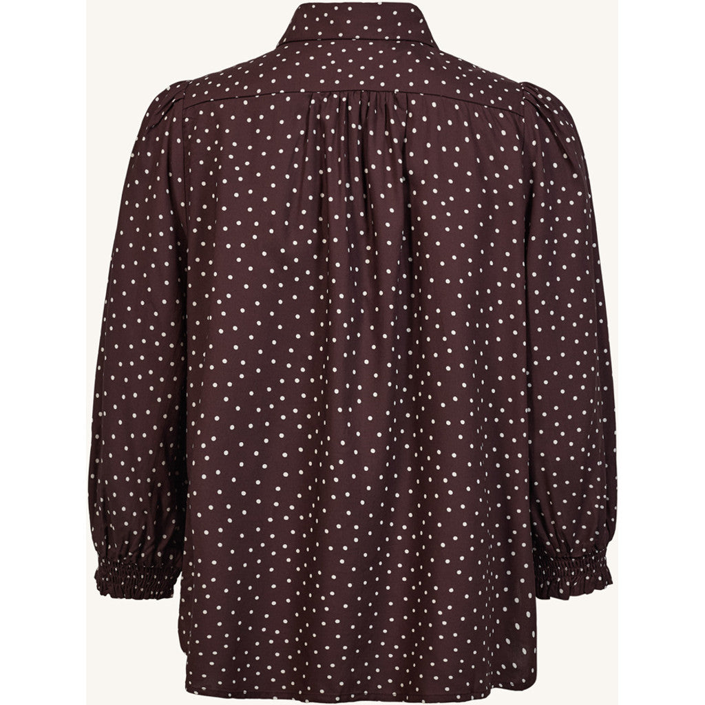 CLAIRE CWRhona 3/4 sleeve Shirts 4565 Chocolate