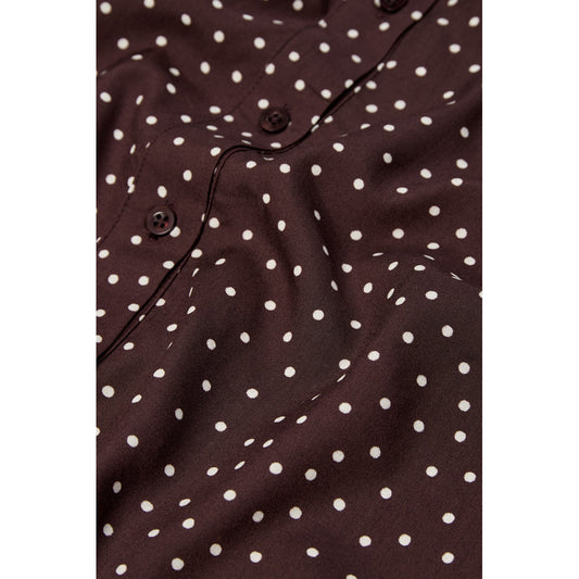 CLAIRE CWRhona 3/4 sleeve Shirts 4565 Chocolate