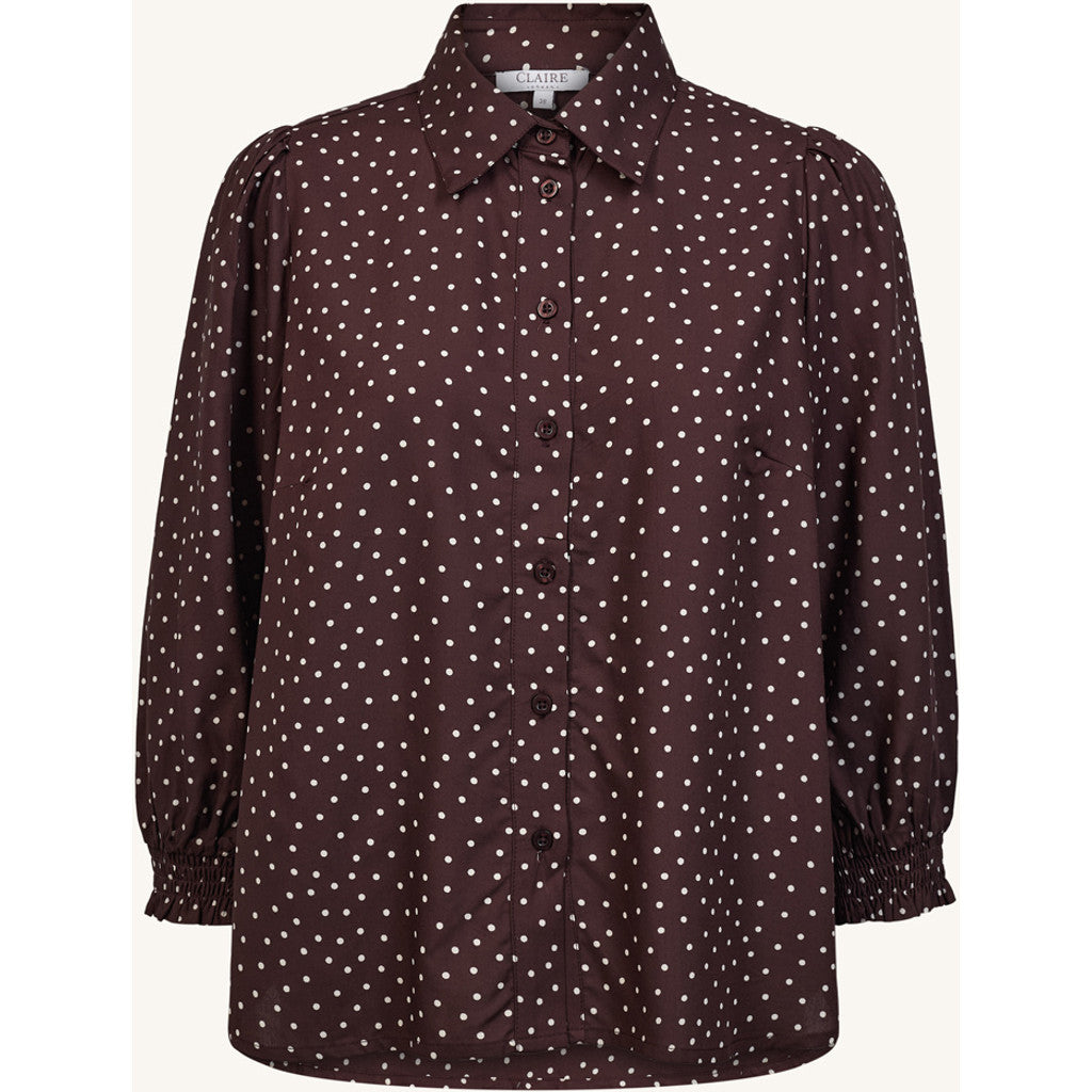 CLAIRE CWRhona 3/4 sleeve Shirts 4565 Chocolate